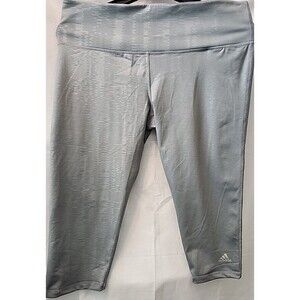Adidas Women's Climalite Printed Tight 3/4 Cropped Capri Gym Legging SZ XL